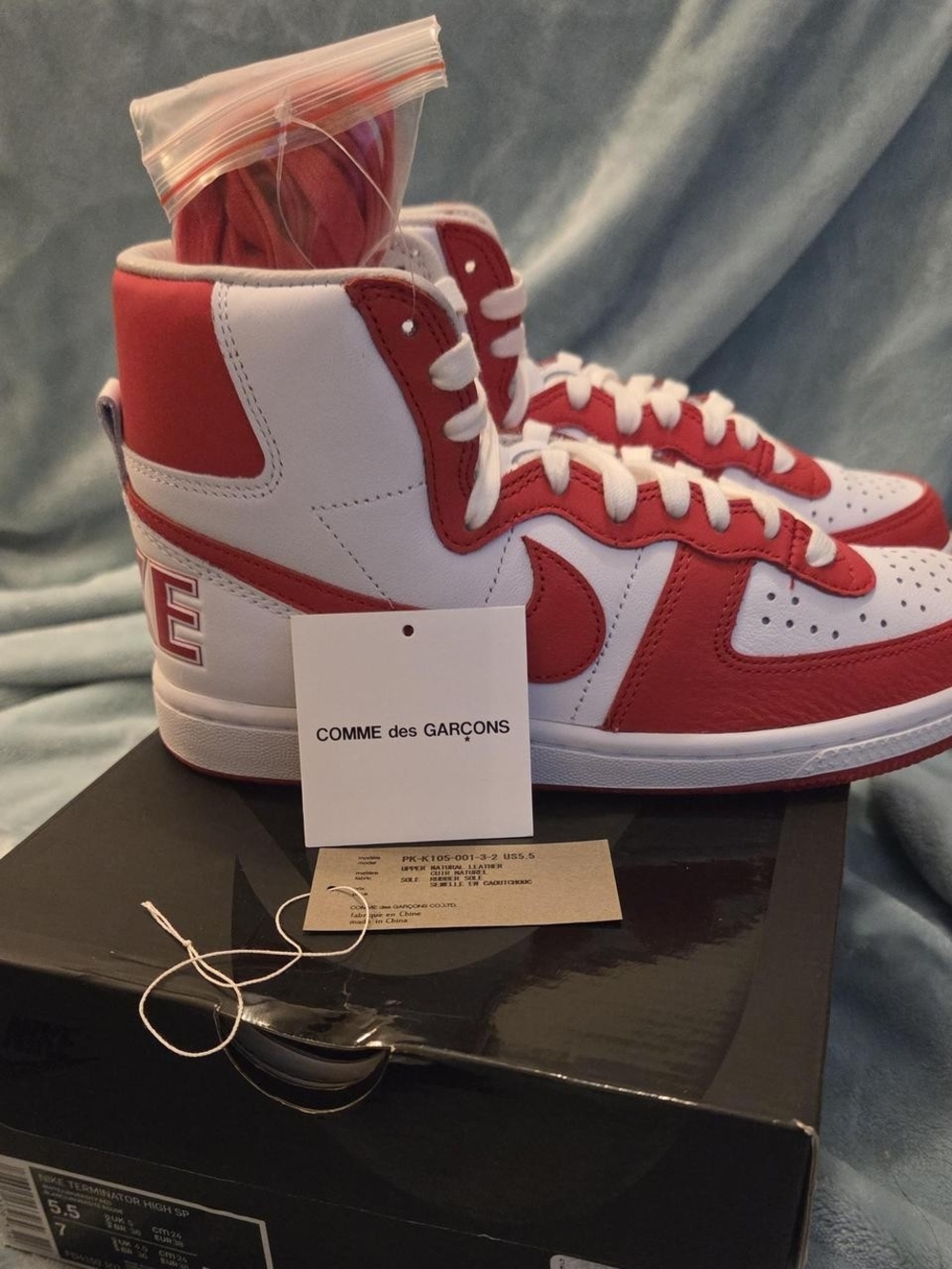 Comme des Garçons Homme Plus x Nike Terminator High SP "University Red"